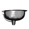 Nantucket Sinks 17.5In. x 13.75In. Hand Hammered Stainless Steel Oval Undermount Bathroom Sink With Overflow OVS-OF - alternate 2